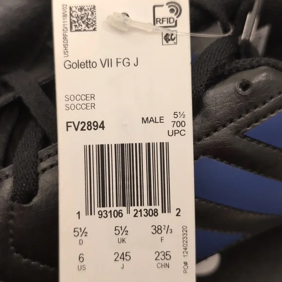 adidas Kids' Goletto VIII Firm Ground Soccer Shoe NWT and Box!